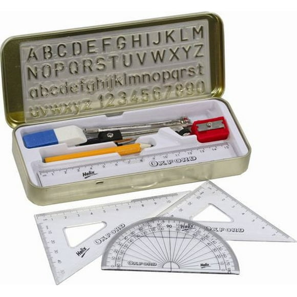Ensemble de géométrie Oxford set de 10 pieces