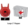 thumbnail image 5 of Korky 2021BP G-Max Flapper For TOTO Toilet Repairs, 3-Inch 2 Pack, 5 of 5