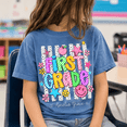 thumbnail image 2 of Back To School Shirt, Custom Grade Name Tee, First Grade Smiley Graphic, Cute First Day Of School Outfit, Classroom Gift, 2 of 10