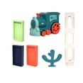 thumbnail image 2 of Domino Train Toy Set for Kids - 60pcs & Building and Stacking Toy Creative Kids Games Gift for Boys Girls Ages 3-8(Blue),Domino Train,Domino Train for Kids,Hape Dominos, 2 of 4