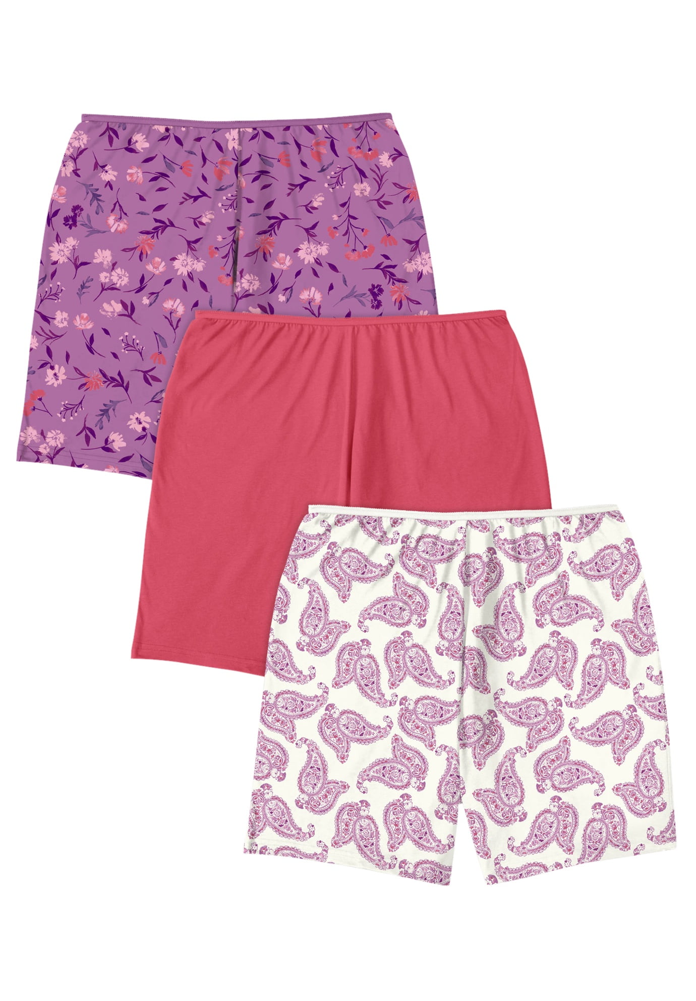 Comfort Choice Comfort Choice Women's Plus Size 3Pack Stretch Cotton