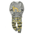 thumbnail image 1 of Boys Pajamas Sets Cotton Pjs Toddler 2 Piece Long Sleeve Sleepwear Kids Clothes Sets Dinosaur Shirts, 1 of 9
