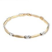 10kt Two-Tone Stampato Bracelet