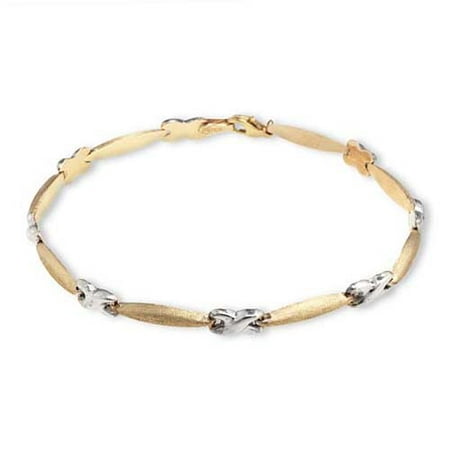 10kt Two-Tone Stampato Bracelet