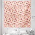 thumbnail image 1 of Rose Tapestry, Romantic Pastel Shade Rose Petals and Buds Pattern with Jumbled and Overlapped Order, Fabric Wall Hanging Decor for Bedroom Living Room Dorm, 5 Sizes, Multicolor, by Ambesonne, 1 of 1