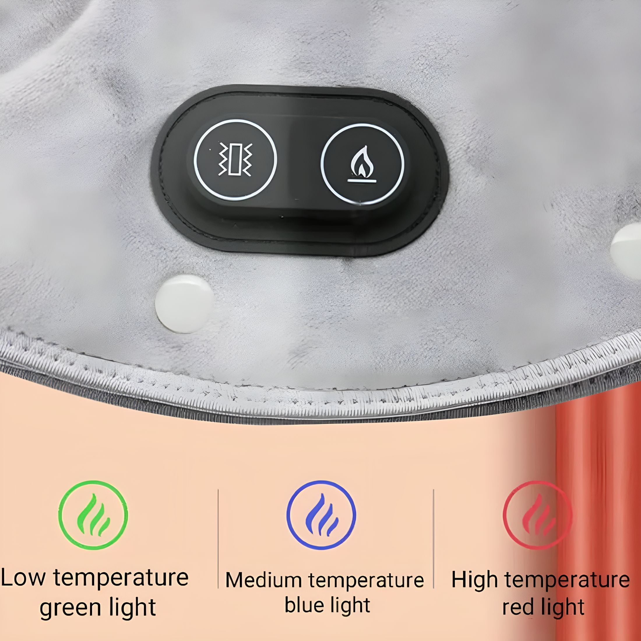 XIRQI 2026 New Heated Neck and Shoulder Massager with 3 Heat Levels & 3 Massage Modes,Carbon Fiber Fast Heating Usb Powered for Office Home Use