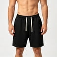 thumbnail image 5 of IROINNID Men's Relaxed Fit Drawstring Athletic Shorts with Elastic Waist Side Pockets Lightweight Breathable Fabric for Summer Gym Running and Sports, 5 of 6