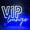 Blue&white, variant on VIP Lounge Neon Signs for Wall Decor, VIP Neon Lights Signs for Room Decor, Led Light Up Sign with USB for Bar, Hotel, Cafe, VIP Room, Decoration (& yellow)