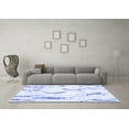 thumbnail image 3 of Ahgly Company Indoor Rectangle Abstract Blue Contemporary Area Rugs, 6' x 9', 3 of 4