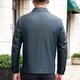thumbnail image 5 of Chaqueta de piel de oveja con solapas cortas para hombre, nueva chaqueta de otoño e invierno para negocios, ocio, para jóvenes de mediana edad, 5 of 5
