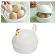 thumbnail image 1 of Egg Steamer for Kitchen - Compact Microwave Egg Boiler for Soft and Hard Boiled Eggs with Lid, 1 of 7