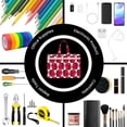 thumbnail image 4 of Kdxio Tulips Flowers File Tote Document Bag Business Briefcase Bag Document Organizer Tote Briefcase for Letter A4 Files Business Teacher Office Bag, 4 of 8