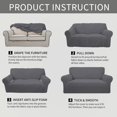 thumbnail image 5 of Elastic sofa cover, 1 piece sofa cover, soft furniture protector, 5 of 5