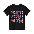 thumbnail image 4 of GERsome Boys Girls T-Shirts 4th of July Patriotic Tops Crewneck Short Sleeve Undershirts for Unisex Kids American Flag Tshirts, Sizes 9-10Years, 4 of 4