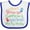 White and Royal, variant on Inktastic Physical Therapist Like Daddy Boys or Girls Baby Bib