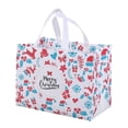 thumbnail image 1 of TQEHS Bolsas de regalo de Navidad, bolsa de mano con decoración de Papá Noel, gran capacidad, regalos de Navidad, Wra W6I8, 1 of 6