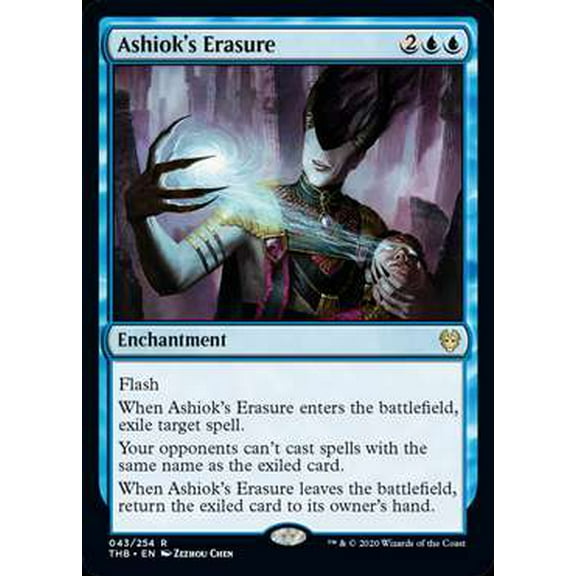 MtG Theros Beyond Death Rare Ashiok's Erasure (Foil) #43