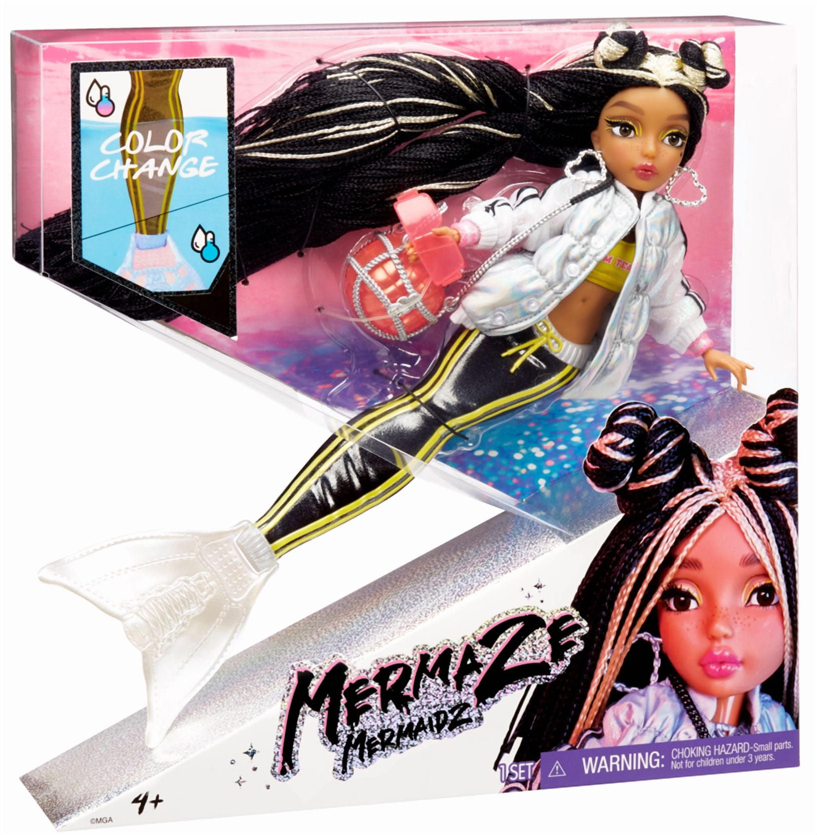 Mermaid☆品です Mermaze Mermaidz‚Ñ¢ Color Change Jordie‚Ñ¢ Mermaid Doll with