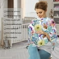 thumbnail image 4 of Haiem Cactus Baby Nursing Cover & Nursing Poncho - Multi Use Cover for Baby Car Seat Canopy, Stroller Cover, 360°Full Privacy Breastfeeding Coverage, 4 of 9