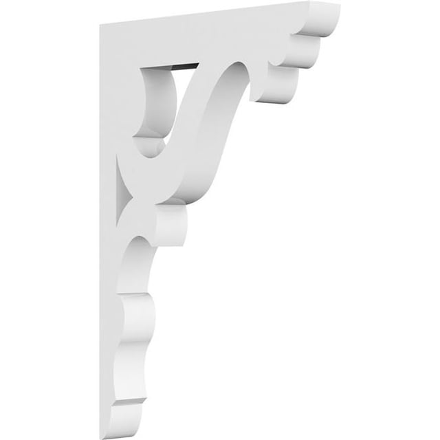 Ekena Millwork BKTP01X04X06CN Cornée Support - 0,62 x 4 x 6 Po.