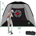 thumbnail image 2 of GALILEO Golf Net Golf Hitting Nets Training Aids Practice Nets for Backyard Driving Range Chipping with Target Carry Bag for Indoor Outdoor Sports, 2 of 8