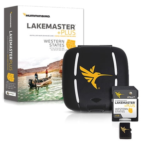 MicroSD w// Full Lake List 600011-2 Humminbird LakeMaster Western States PLUS