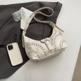 thumbnail image 3 of Bolso Cuerpo Cruzado Hombro para Mujeres Aviones Hojalete PU Hebilla Cuero Gran Capacidad Vagabundo, 3 of 9