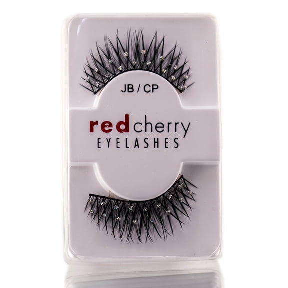 Option : JB/CP , Troika Red Cherry Eyelashes, hair scalp beauty - Pack of 1 w/ Sleek 3-in-1 Comb/Brush