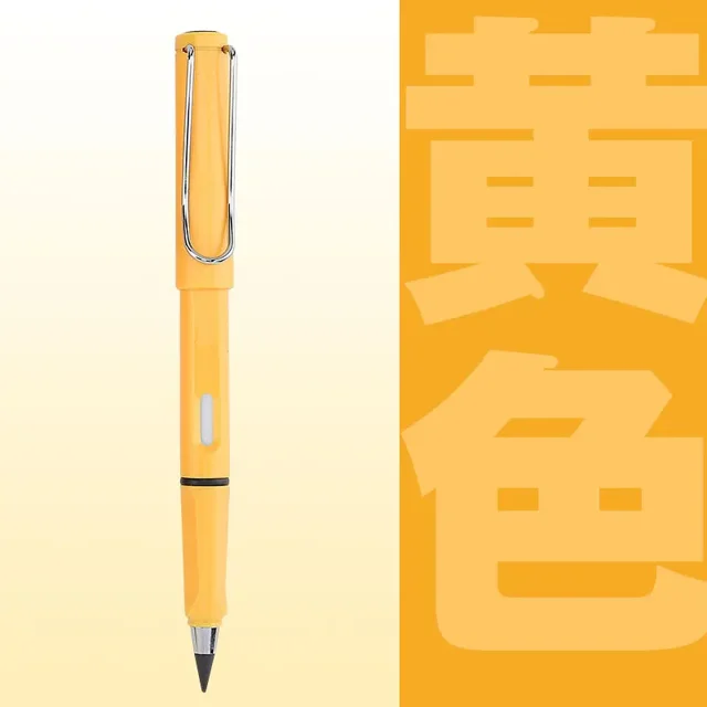lanliyunoutlet Infinity Pencils, No Sharpening, No Ink, Yellow, Single Piece