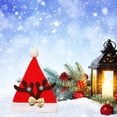thumbnail image 6 of Franhais Unisex Santa Claus Hat for Adult/ Child, Christmas Cap with Fluffy Plush Brim and Pom Pom Ball, Ideal Gifts for Friends, 6 of 8