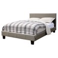 thumbnail image 1 of Furniture of America Quela Fabric Platform Bed, California King, Gray, 1 of 5