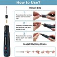 thumbnail image 3 of USB Rechargeable Engraving Pen with 41 Bits and 19 Stencils, Kit for DIY Polishing Carving Jewelry P, 3 of 5