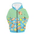 thumbnail image 2 of chaqlin Capybara Zip up Hoodies for Girls 11-13 Years Old Cute Hooded Sweatshirt Lemon Print Long Sleeve Hooded Jacket Kids Pullover Top with Pockets, 2 of 7