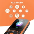 thumbnail image 2 of Reproductor MP3 AGPTEK 64GB con clip, Bluetooth 5.3, naranja, 2 of 8