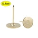 thumbnail image 1 of Uxcell 0.75''x1.18'' Clavos de tapicería, clavos de cabeza plana, clavos para muebles, pines de hierro tono dorado, 20 piezas, 1 of 5