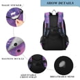 thumbnail image 4 of FORMRS Unisex School Backpack 17" Student Travel Bag with Laptop Compartment, Neon Jellyfish, 4 of 7