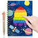thumbnail image 1 of Cuaderno Pop para Niños, Diario de Chicos Inquietos, Journal de 8.5x5.3 Pulg con 160 Páginas Rayadas, Pluma de 6 Colores. Diario Espiral para Adolescentes. Cohete Pop y Regalos para Niños de 6, 8, 10, 1 of 3