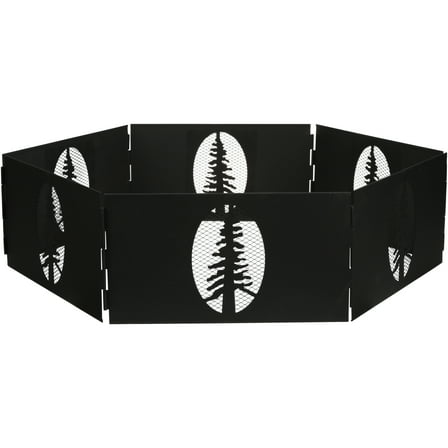 Camco Heavy Duty Steel Campfire Ring - 27" Wide with Hinged Construction, Portable Collapsible Design is Easily Transportable, Comes with Storage Bag - (51091)