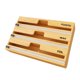 thumbnail image 1 of Wrap Dispenser with Cutter, 3-in-1 Food Dispensers, Plastic Wrap, Parchment Paper, Aluminum Dispenser for Kitchen, 1 of 5