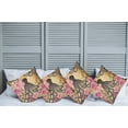 thumbnail image 6 of Ambesonne Octopus Throw Pillow Cover 4 Pack, Kraken Roses Leaves, 18", Pale Brown Pink, 6 of 6