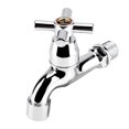 thumbnail image 4 of Nimoa Robinet d'eau, Machine à Laver ABS Robinet évier Bassin Robinet d'eau avec Bec Unique et poignée ( 3 poignée croisée), 4 of 8