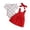 1-Red374, variant on Tiijoy Baby Girls Hearts Print Short Sleeve Romper Jumper Dress Headband 3Pcs Set, Sizes 0-18 Months