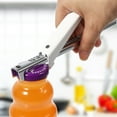 thumbnail image 1 of TOPINCN Jar Opener, Bottle Opener,Practical Stainless Steel Adjustable Professional Can Bottle Jar Lid Opener Manual Kitchen Tool, 1 of 9