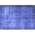 thumbnail image 1 of Ahgly Company Machine Washable Indoor Rectangle Persian Blue Bohemian Area Rugs, 4' x 6', 1 of 4
