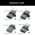 thumbnail image 3 of Travel Friendly USB C to USB Adapter with Not Required Additional Driver for Instantly Use Metal USB C Adapters, 3 of 9