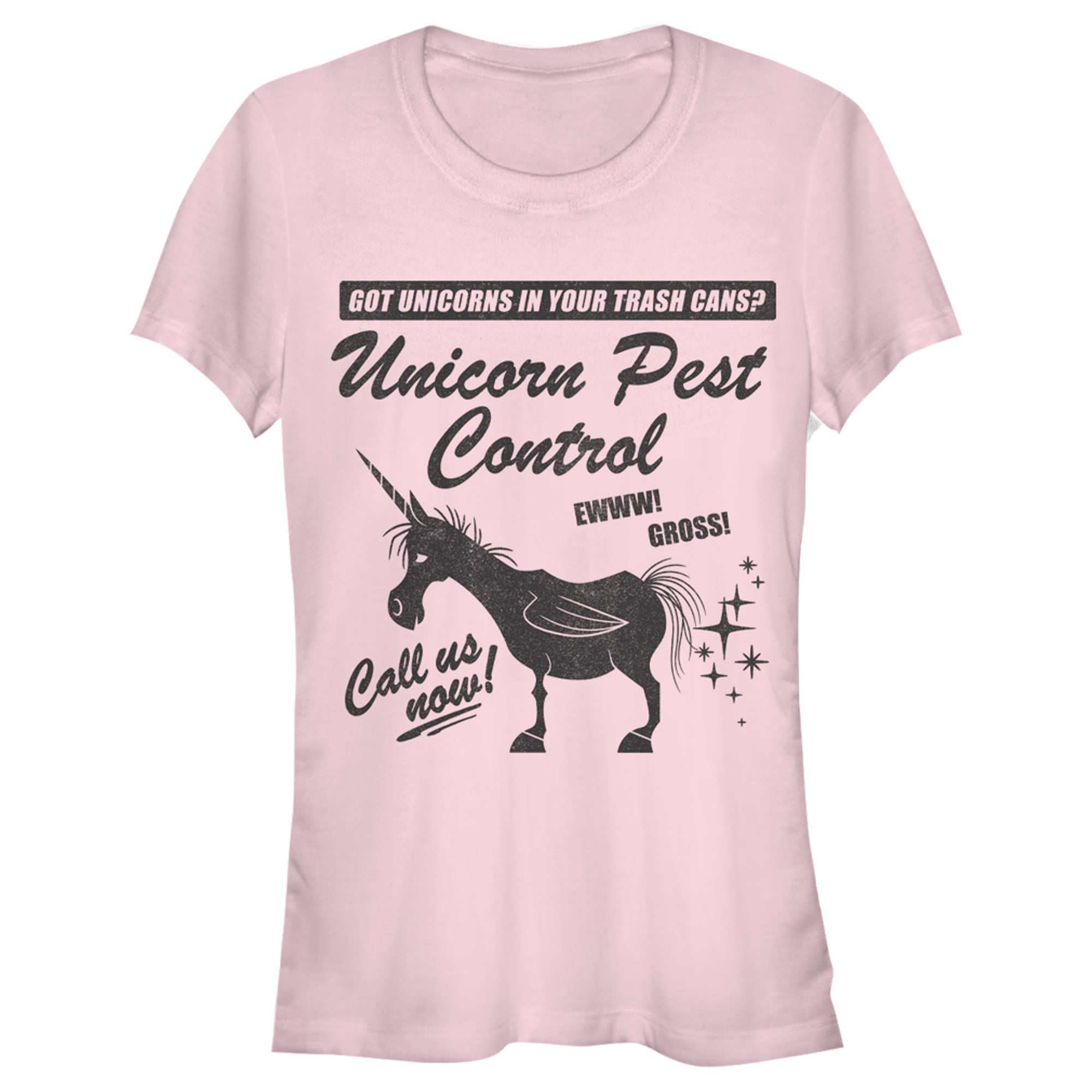 Onward - Onward Juniors' Unicorns in Your Trash T-Shirt - Walmart.com ...