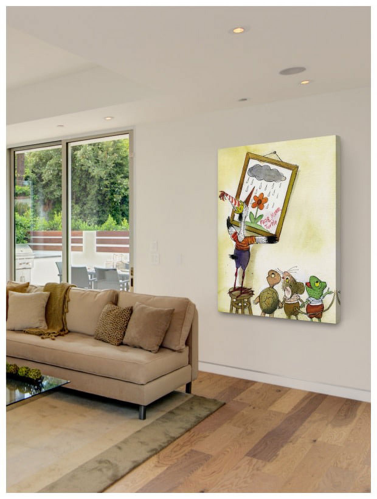 Marmont Hill 'Frog Mouse Turtle' Painting Print on Wrapped Canvas