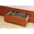 thumbnail image 5 of Tall Twin Captains Platform Storage Bed with 6 Drawers, Cherry, 5 of 9