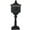 Black, variant on Gzxs Large Mailbox Waterproof Cast Aluminum Locking Security Post Mount Mail Box, White