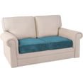 thumbnail image 6 of Velvet Stretch Couch Cushion Cover Plush Cushion Slipcover for Chair Sofa Cushion Furniture Protector Seat Cushion Sofa Cover Set of 2, 6 of 10